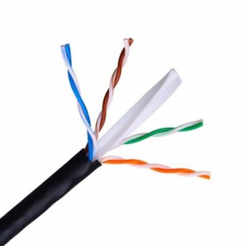Жесткий сетевой кабель UTP кат. 6 NANOCABLE 10.20.0504-EXT-BK Чёрный 305 m