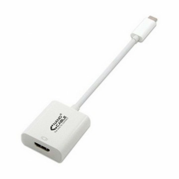 USB-C uz HDMI Adapteris NANOCABLE 10.16.4102 15 cm Balts