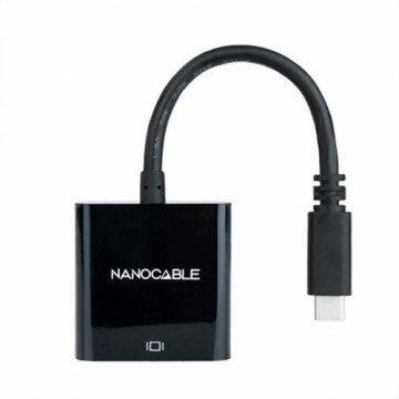 USB-C uz HDMI Adapteris NANOCABLE 10.16.4102-BK Melns 4K Ultra HD (1 gb.)