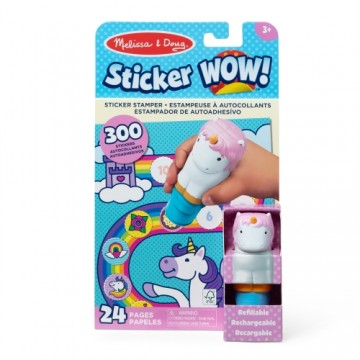 MELISSA & DOUG игровой комплект с наклейками Sticker WOW!  Единорог