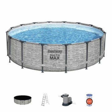 Bestway Steel Pro MAX Above Ground Pool Set Round 4.88 m x 1.22 m