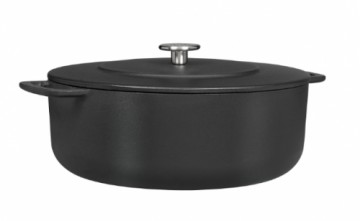 COMBEKK Dutch Oven Sous-Chef perdirbto ketaus puodas, 24 cm, emaliuotas