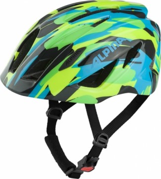 Kask rowerowy ALPINA PICO NEON-GREEN BLUE GLOSS 50-55