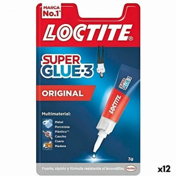 Tūlētēji Pielīpošs Loctite Super Glue 3 3 g (12 gb.)