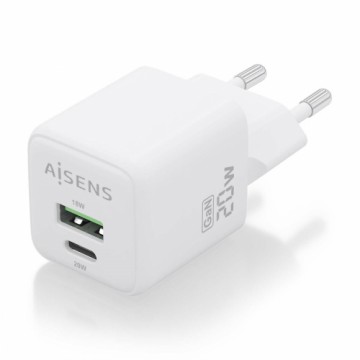 Сетевое зарядное устройство Aisens ASCH-20W2P010-W Белый 20 W (1 штук)