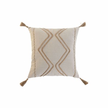 Подушка Home ESPRIT Бежевый Boho 45 x 5 x 45 cm