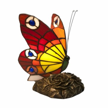 Galda lampa Viro Mariposa Daudzkrāsains Cinks 60 W 23 x 28 x 23 cm Tauriņš