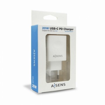 Сетевое зарядное устройство Aisens ASCH-1PD20-W Белый USB-C