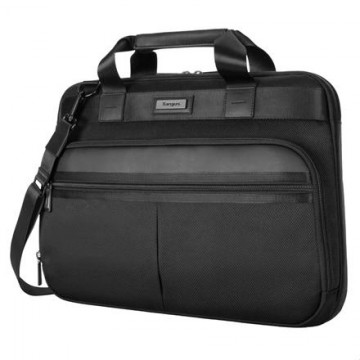 Targus | Fits up to size 13-14 " | Mobile Elite Slimcase | TBS951GL | Slipcase | Black | Shoulder strap