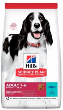 HILL'S Science Plan Adult Medium Tuna with rice - dry dog food - 12 kg