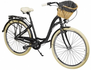 Velosipēds AZIMUT Sarema ALU 28" 3-speed 2023 black matt