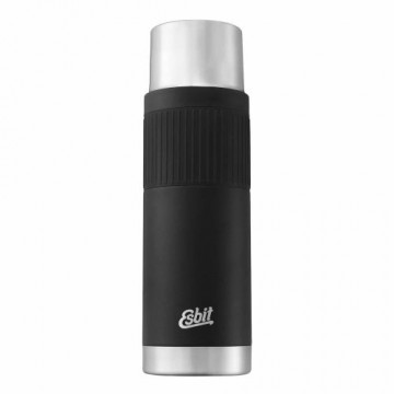 Esbit Sculptor Vacuum Flask With Sleeve 1 L / Melna / 1 L