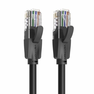 UTP Category 6 Rigid Network Cable Vention IBEBS Black 25 m