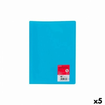 Organiser Folder Grafoplas Poliplás Blue A4 (5 Units)