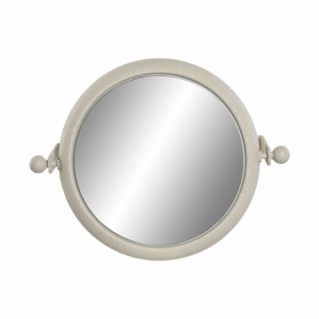Sienas spogulis Home ESPRIT Balts Metāls Romantiski 37 x 13 x 29 cm