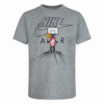 Child's Short Sleeve T-Shirt Nike Icons Of Play Grey