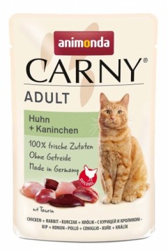 ANIMONDA Carny Adult Chicken and rabbit - wet cat food - 85g