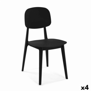 Krēsls Versa Melns 39,5 x 80 x 41,5 cm (4 gb.)