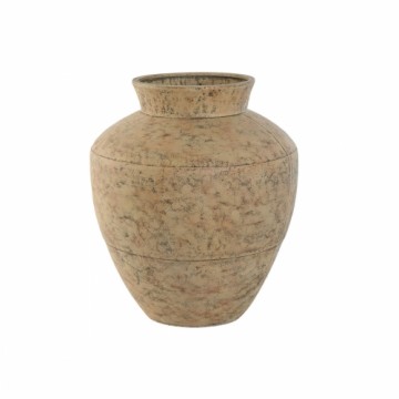 Vase Home ESPRIT Beige Metal 33 x 33 x 37 cm