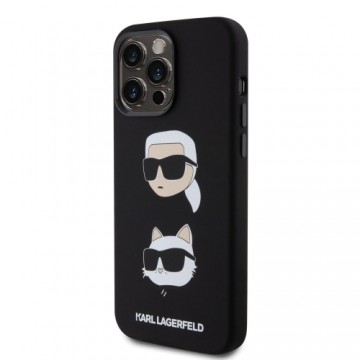 Телефонный чехол Karl Lagerfeld priekš  iPhone 15 Pro Max Liquid Silicone Black