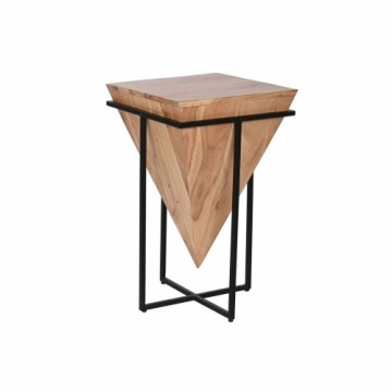 Mazs galdiņš Home ESPRIT Brūns Melns Metāls Akācija 41 x 41 x 67 cm