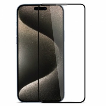 Evelatus 2.5D Полного покрытия стекло для Apple iPhone 15 Pro Max антистатическое/японский клей Черный