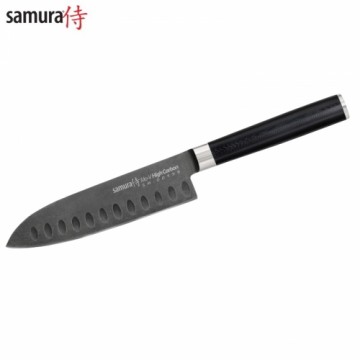 Samura MO-V Stonewash Большой сантоку 138mm. 59HRC. из AUS 8 Японской из стали 59 HRC