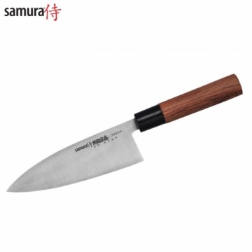 Samura Нож для рубки кухонный универсальный Deba Окинава 170 мм из японской стали AUS 8 59 HRC