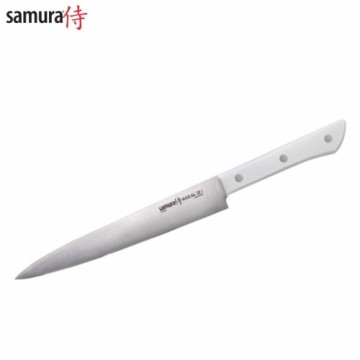 Нож кухонный универсальный Samura HARAKIRI для нарезки 196мм 59 HRC с белой ручкой