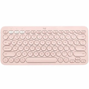 Wireless Keyboard Logitech K380 Pink Spanish Qwerty