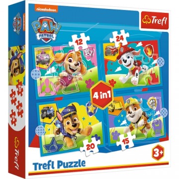 TREFL PAW PATROL Комплект пазлов 4в1 Paw Patrol