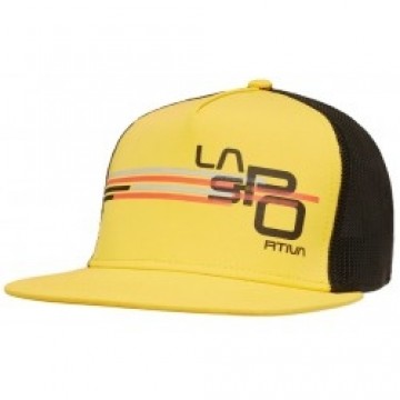 La Sportiva Cepure STRIPE CUBE Hat L/XL Yellow/Black