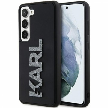 Karl Lagerfeld KLHCS24S3DMBKCK S24 S921 czarny|black hardcase 3D Rubber Glitter Logo