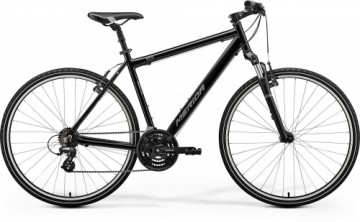 Velosipēds Merida Crossway 10-V I1 black(silver)-52 cm / M-L