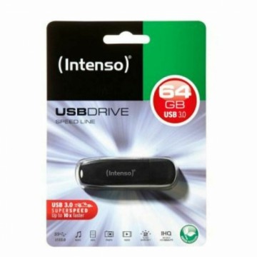 USB Zibatmiņa INTENSO USB 3.0 64 GB Melns 64 GB