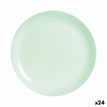 Плоская тарелка Luminarc Diwali Paradise Зеленый Cтекло 25 cm (24 штук)