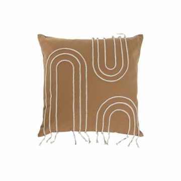 Подушка Home ESPRIT Белый Горчица Boho 45 x 45 cm