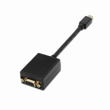 Mini Adapteris Display Port VGA Aisens A125-0135 Melns 15 cm