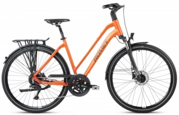 Velosipēds Romet Gazela 5 CS 2024 orange-black-20" / L