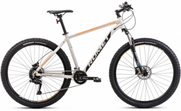 Velosipēds Romet Rambler R9.2 CS 2024 grey-black-orange-17" / M