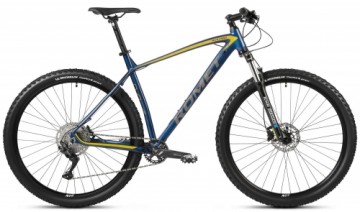 Velosipēds Romet Mustang M4 2024 blue-yellow-17" / M