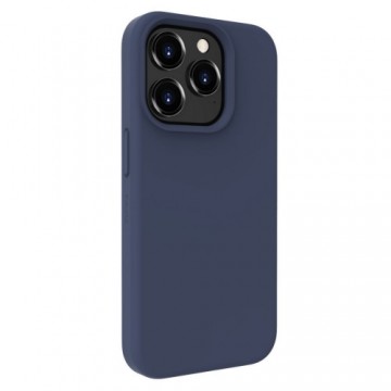 Evelatus Premium Magsafe Мягкого прикосновения силиконовый чехол-крышка Apple iPhone 15 Pro Max Полноч Синий