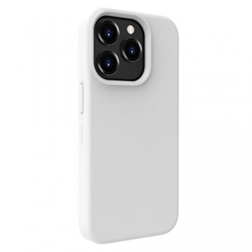 Evelatus Premium Magsafe Мягкого прикосновения силиконовый чехол-крышка Apple iPhone 15 Pro Белый
