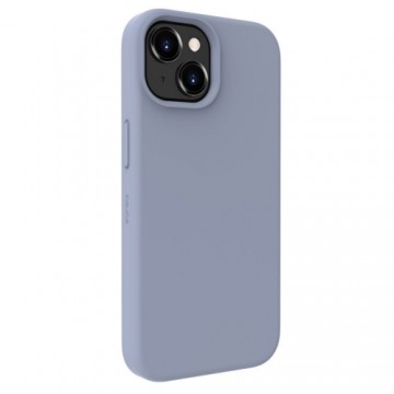 Evelatus Premium Magsafe Mīksta pieskāriena silikona maks - vāciņš Apple iPhone 15 Lavandas pelēka