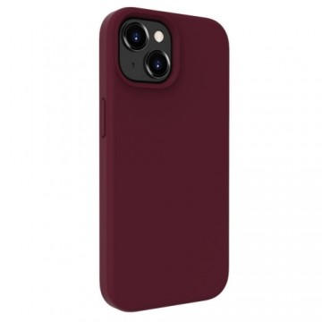 Evelatus Premium Magsafe Мягкого прикосновения силиконовый чехол-крышка Apple iPhone 15 Бордовый