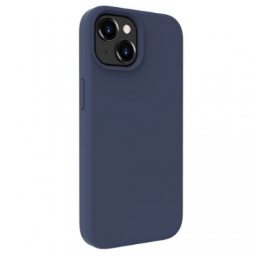 Evelatus Premium Magsafe Mīksta pieskāriena silikona maks - vāciņš Apple iPhone 15 Pusnakts Zila