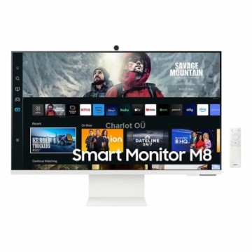 Samsung LS27CM801UUXDU 27" Flat VA Smart Monitor M801 with Integrated Apps 3840x2160/16:9/400cd/m2/4ms/HDMI USB | Samsung