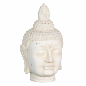 Bigbuy Home Dekoratīvās figūriņas Krēmkrāsa Buda Austrumniecisks 19 x 18,5 x 32,5 cm