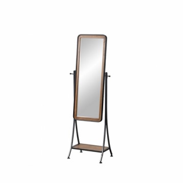 Dressing Mirror Black Natural 62 x 42 x 174 cm