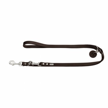 Dog Lead Hunter Brown 2 m Adjustable Leather